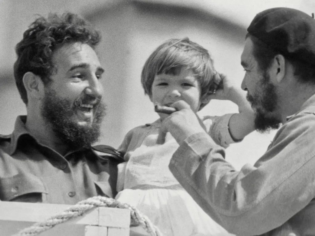 Aleida with Fidel and Che
